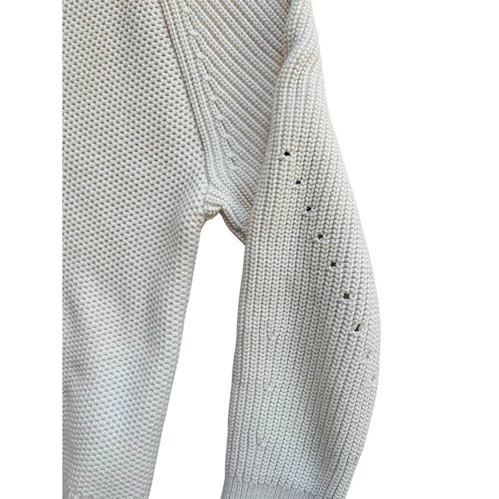 Lululemon Honeycomb Crewneck Sweater Bone Oversized Size S - Picture 5 of 9